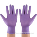 Purple Nitrile Mitten Disposable Powder Free Medical Gloves